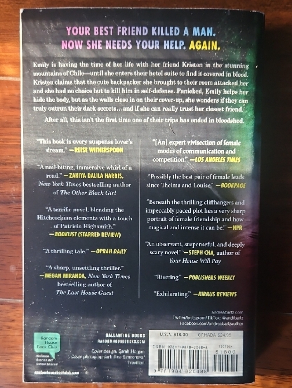 We Were Never Here by Andrea Bartz - Paperback Book - Picture 2 of 4